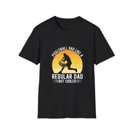 Pickleball Dad T-Shirt, Softstyle Tee, Perfect for Father's Day, Cool Dad Shirt, Pickleball Enthusiast Gift