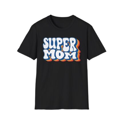 Super Mom Softstyle T-Shirt, Mother's Day Gift, Unisex Tee, Gift for Mom, Casual Wear
