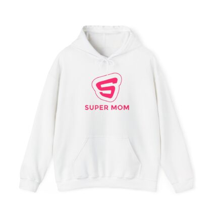 Super Mom Hooded Sweatshirt, Gift for Mothers, Cozy Hoodie, Mother's Day Sweater, Super Mom Apparel